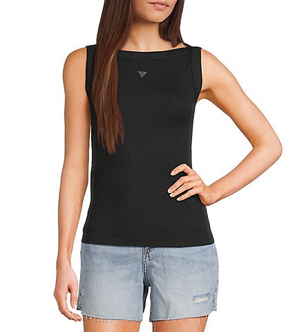 Guess Tina Sleeveless Rib Tank Top