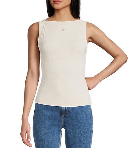 Guess Tina Sleeveless Rib Tank Top