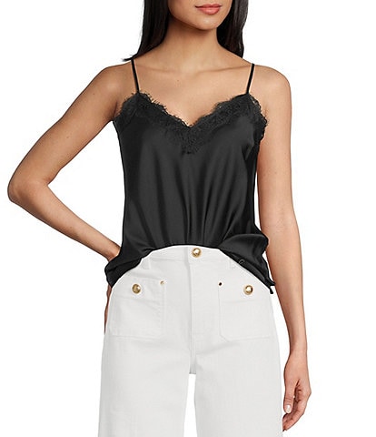 Guess Tullia Sleeveless Satin Lace Camisole