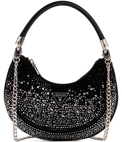 Guess Zalina Rhinestone Small Hobo Bag