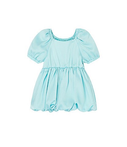 Habitual Baby Girls 12-24 Months Puff Sleeve Charmeuse Bubble Dress