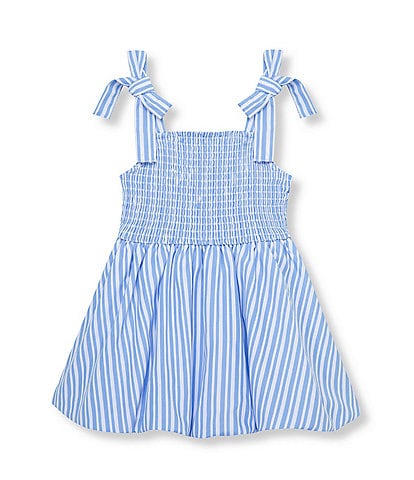 Habitual Baby Girls 12-24 Months Sleeveless Striped Smocked Fit-And-Flare Dress