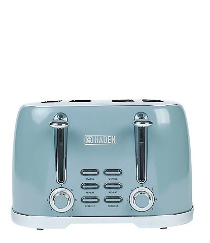 Haden Brighton 4 Slice Toaster Stainless Steel Wide Slot with Removable Crumb Tray and Control Settings