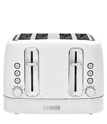 Haden Starbeck  4 Slice Toaster Wide Slot with Removable Crumb Tray, Variable Browning Control, and Settings