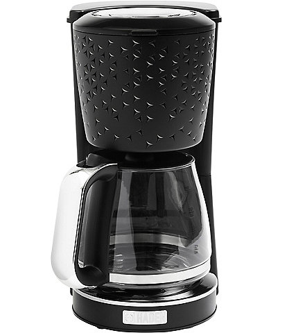 Haden Starbeck Drip Coffee Maker 1.5 Liter 10 Cup Coffee Machine, Textured PP/ABS Body with Glass Coffee Carafe