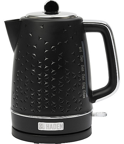 Haden Starbeck Kettle 1.7 Liter (7 Cup) Textured PP/ABS Body, Cordless Electric Kettle with Auto Shut-Off