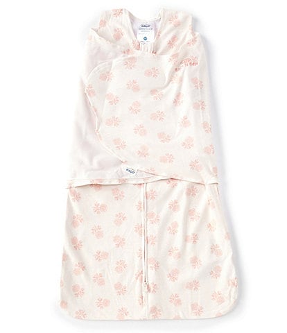 HALO Baby Girls Newborn-6 Months SleepSack® Swaddle Wearable Blanket - Rose Toss Blush