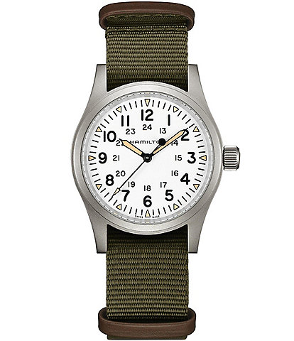 Hamilton Khaki Field Mechanical NATO Strap Watch