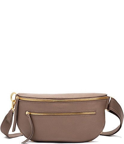 Hammitt Charles Brushed Gold Large Belt Bag