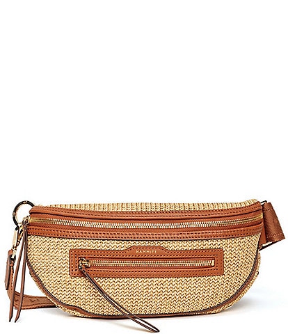 Hammitt Charles Raffia Medium Sling Belt Bag