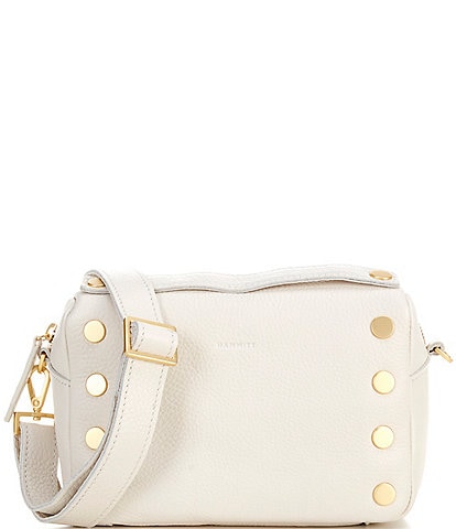 Hammitt Evan Gold Studded Pebbled Leather Crossbody Bag