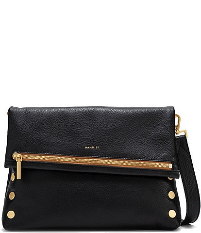 Hammitt Foldover VIP Fold-Over Leather Large Crossbody