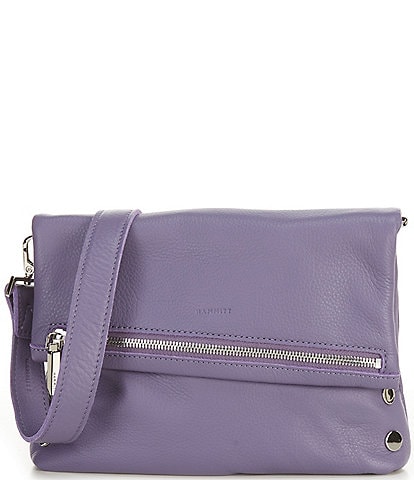 Hammitt Foldover VIP Medium Mountain Fig/Silver Crossbody Bag