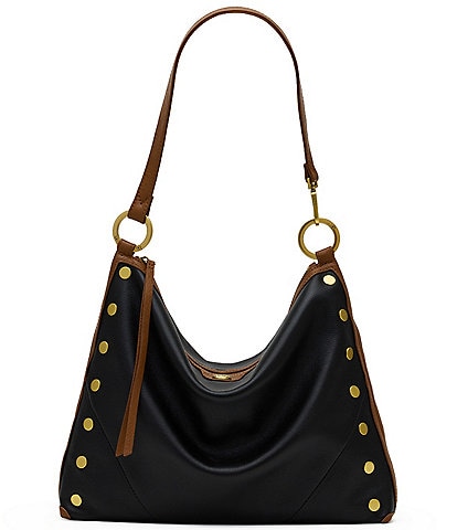 Hammitt Kyle Large Contrast Piping Studded Shoulder Bag