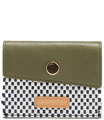 Hammitt Montana Pocket Wallet Meadow Weave/Gold