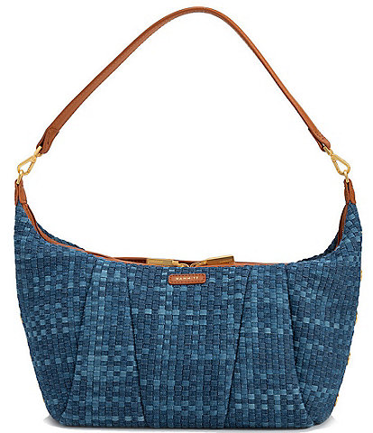 Hammitt Morgan Green Room Suede Shoulder Bag