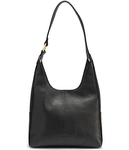 HAMMITT Tim Medium Black/Brushed Gold Hobo Shoulder Bag