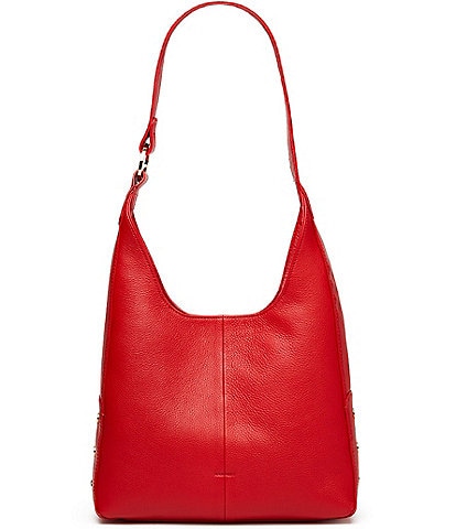 Hammitt Tim Medium Pebble Leather Gold Stud Shoulder Bag