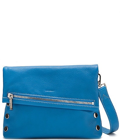 Hammitt VIP Medium Hydrangea Pebble/Silver Convertible Clutch