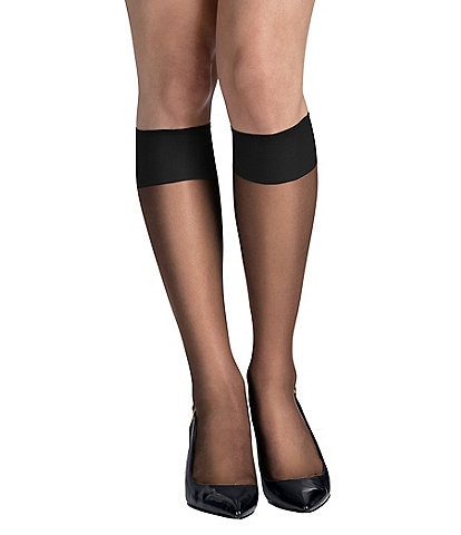 Hanes Premium Women's Back Seam Thigh High - Black  Womens lace tops,  Beautiful lace tops, Thigh highs