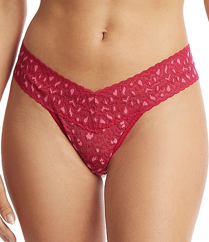 Chantelle Soft Stretch Seamless Shimmer Leopard Print Hipster Panty