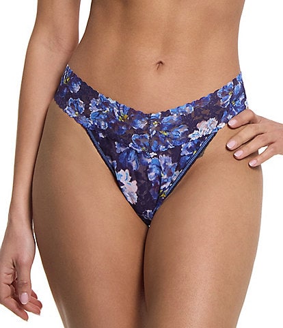 Hanky Panky Printed Original Rise Lace Thong