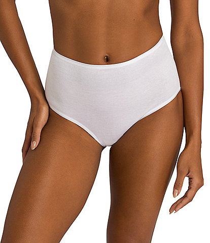 Hanro Cotton Seamless High Waist Full Brief Panty