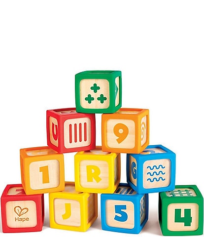 Hape Grip N Stack Silicone & Wood Blocks