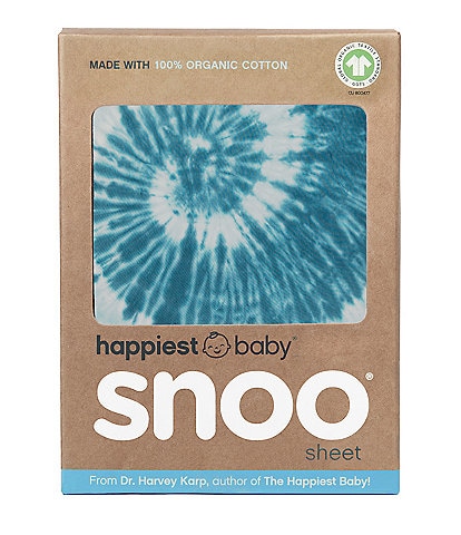 Happiest Baby SNOO Baby Organic Cotton Tie-dye Bassinet Fitted Sheet for SNOO Bassinet