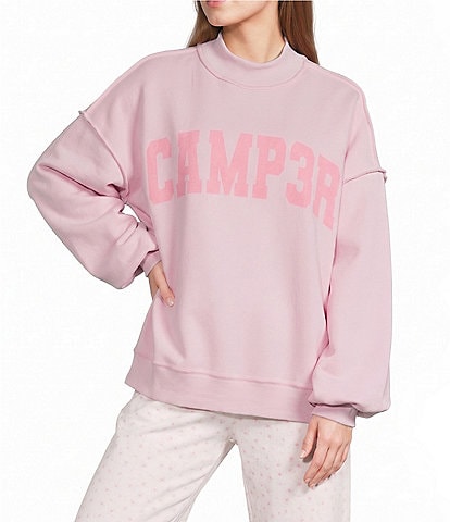Happy Camp3r Mock Neck Reversible Pullover