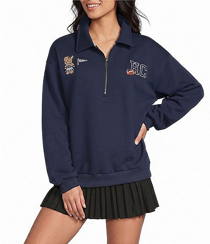 Happy Camp3r Swt Varsity Quarter Zip Pullover