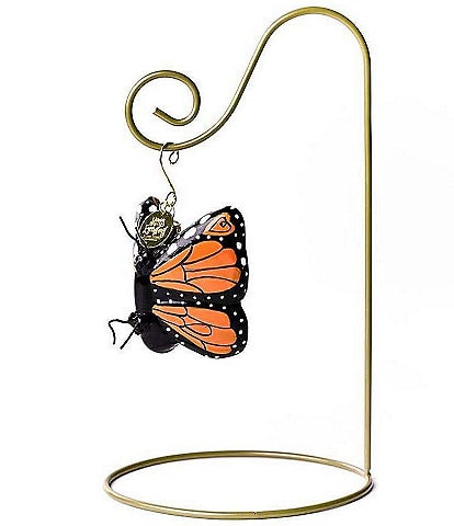 Happy Everything! Monarch Shaped Ornament with Gold Stand