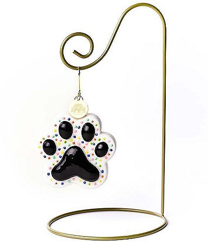 Happy Everything! Toe Beans Shaped Ornament With Gold Stand