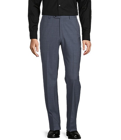 Hart Schaffner Marx Chicago Classic Fit Flat Front Fancy Dress Pants