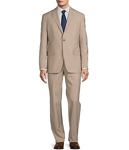 Hart Schaffner Marx Chicago Classic Fit Flat Front Hairline Stripe 2-Piece Suit