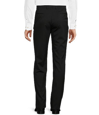 slim fit dress slacks Stain Shield Flat Front Stretch Dress Pant