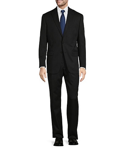 Hart Schaffner Marx Chicago Classic Fit Solid Wool Blend Suit