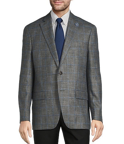 Hart Schaffner Marx Chicago Classic Fit Windowpane Sport Coat