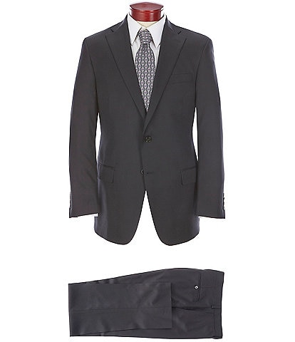 Hart Schaffner Marx Classic Fit Black Solid Suit