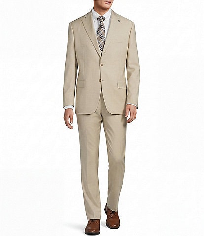 Hart Schaffner Marx Classic Fit Flat Front 2-Piece Suit
