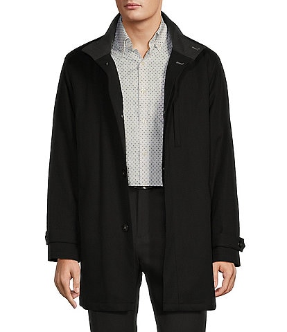 Hart Schaffner Marx Colfax Hidden Hooded Raincoat