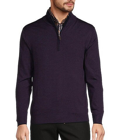 Purple Men's Quarter-Zip Sweaters | Dillard's