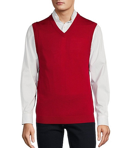 Hart Schaffner Marx Merino Wool Vest