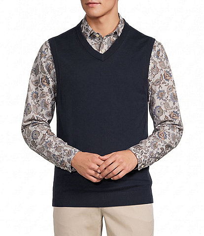 Hart Schaffner Marx Merino Wool Vest