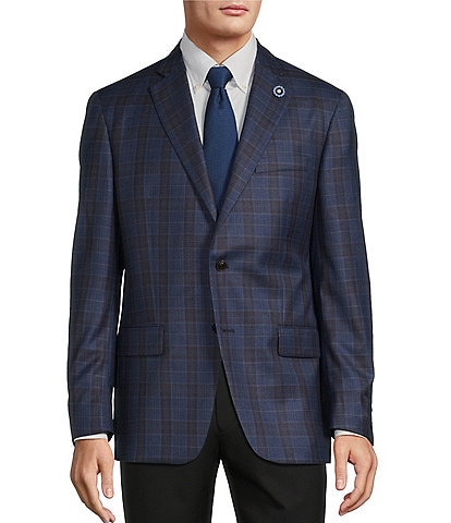 Hart Schaffner Marx New York Modern Fit Plaid Sport Coat