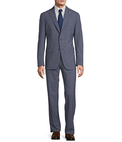 Hart Schaffner Marx New York Modern Fit Flat Front Fancy Patten 2-Piece Suit