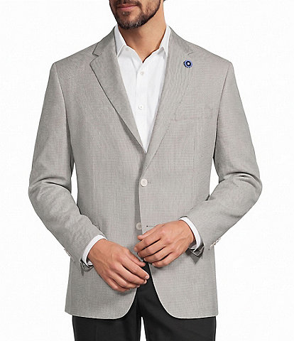 Hart Schaffner Marx New York Modern Fit Neat Pattern Wool Sport Coat
