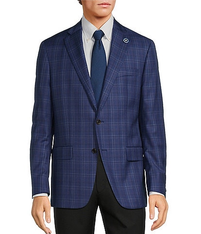 Hart Schaffner Marx New York Modern Fit Plaid Sport Coat