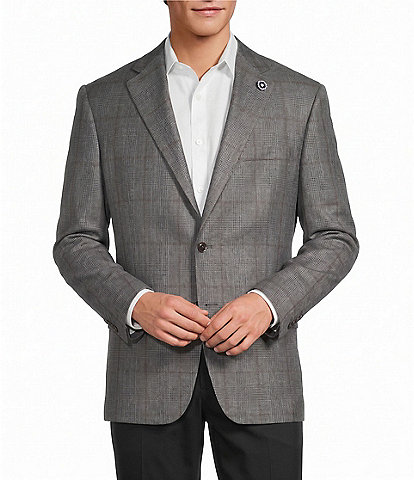 Hart Schaffner Marx Plaid New York Modern Fit Sport Coat