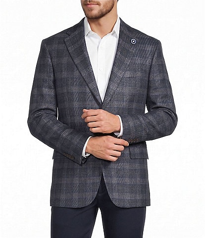 Hart Schaffner Marx Plaid New York Modern Fit Sport Coat